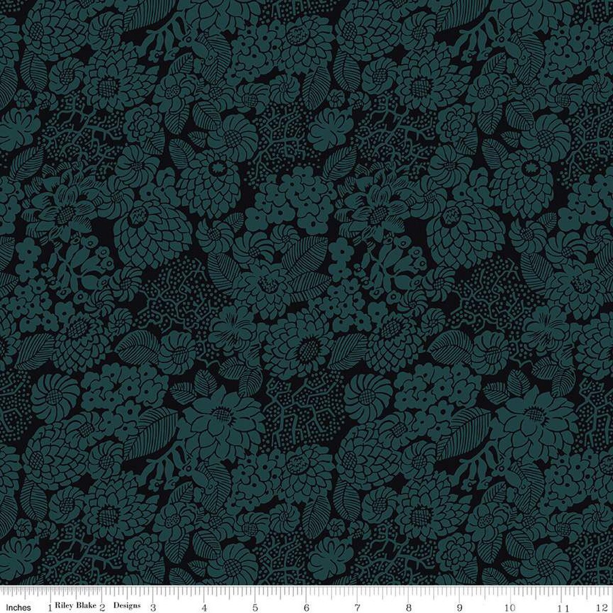 Arthur's Garden, Garden Collection, Dahlia, Liberty for Riley Blake| Half Yard Listing