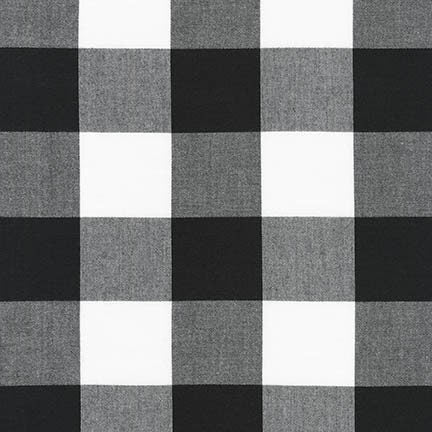 Carolina Gingham in Black, 2 inch | Half Yard Listing