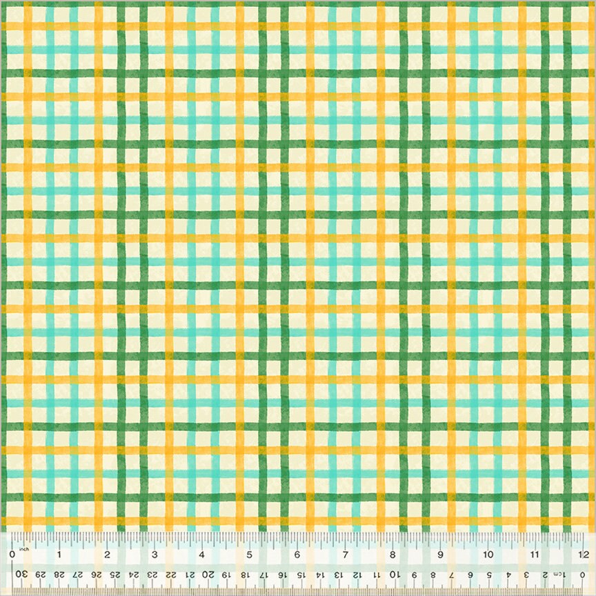 Sunday Drive, Plaid, Ivory, Windham | Half Yard Listing