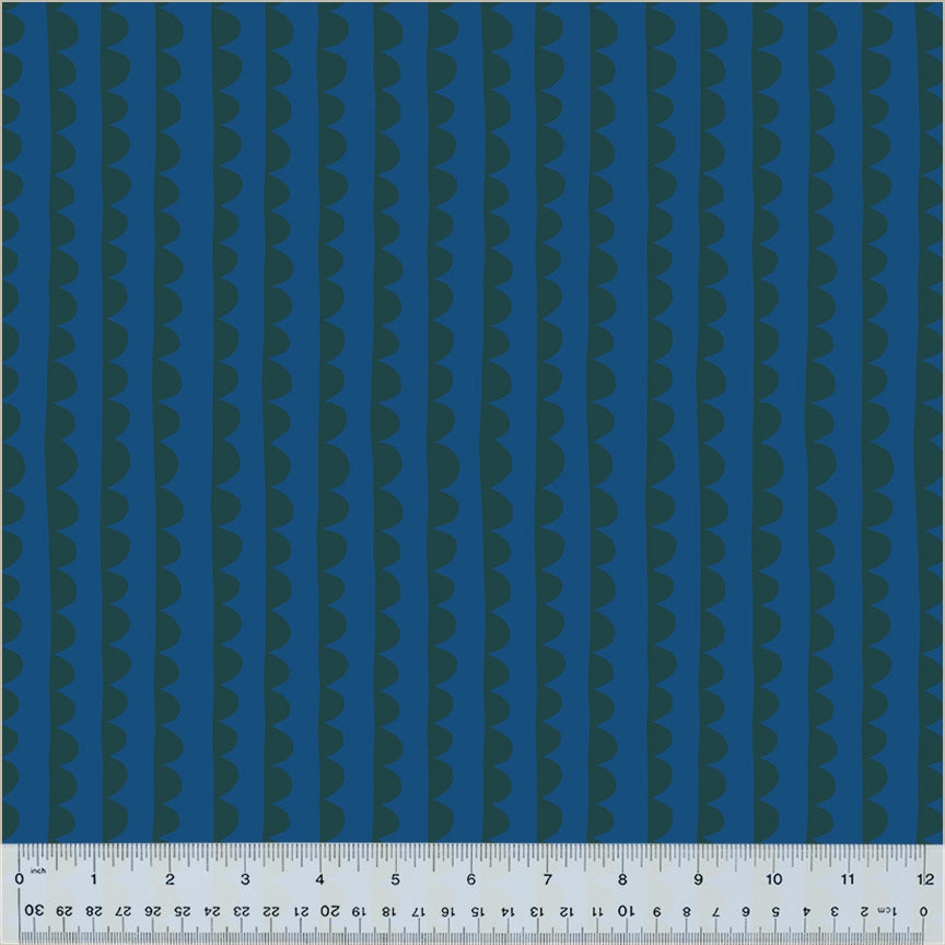 Scallop in Blue, Night Rainbow, Windham | Half Yard Listing
