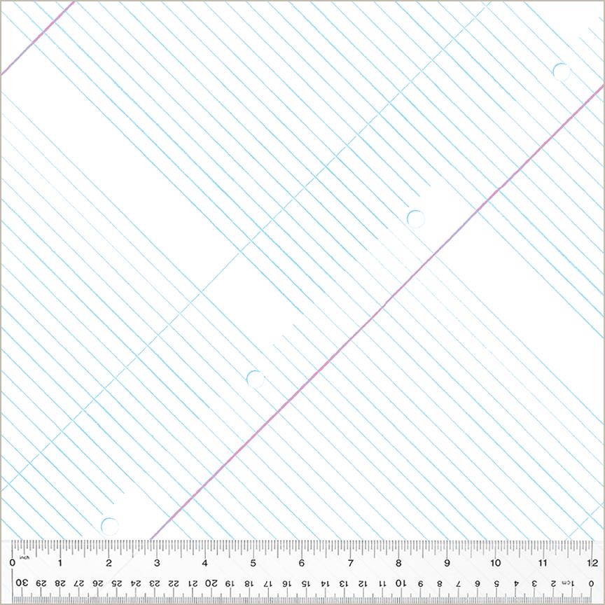College Ruled, Pen Pals, Cloud Dancer | Half Yard Listing
