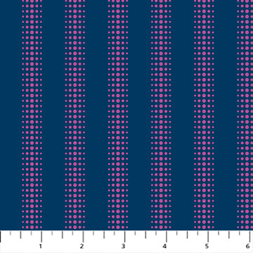 * see photos * Dot Stripe in Navy, Pop Sugar, Figo | Half Yard Listing