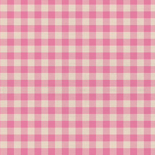 Gingham in Bubblegum, Picnic WOVENS, Suzy Quilts, AGF | Half Yard Listing