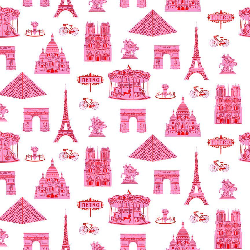 Paris, Paris in Springtime, Dear Stella | Half Yard Listing