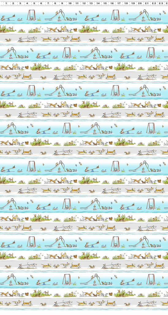 A Day In the Park, Park Scene | Half Yard Listing