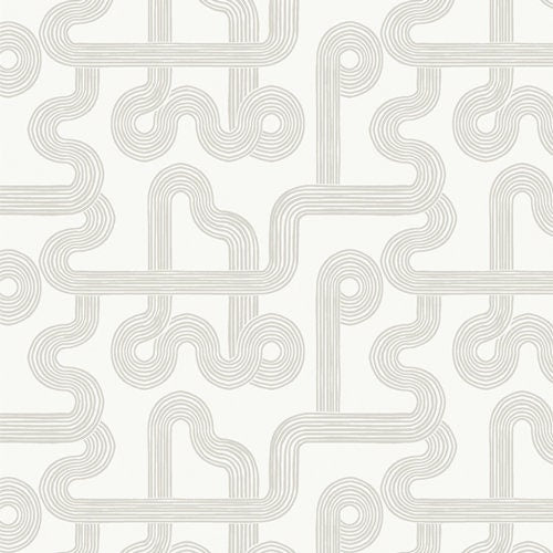 Winding Course in White - Duality Fusion Design - Bonnie Christine