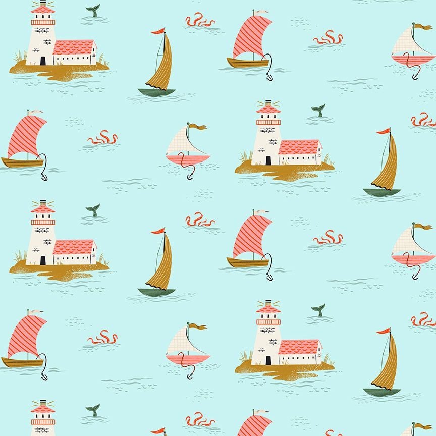 Sailboats in Hydro, Dear Stella | Half Yard Listing