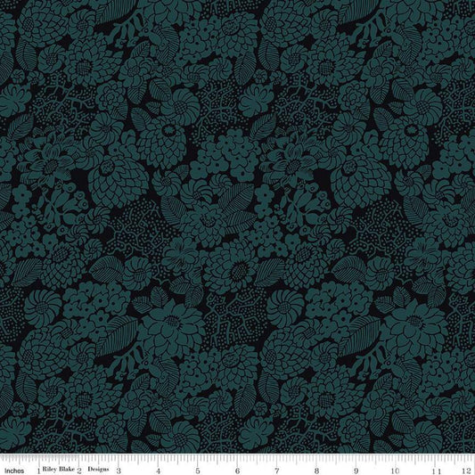Arthur's Garden, Garden Collection, Dahlia, Liberty for Riley Blake| Half Yard Listing