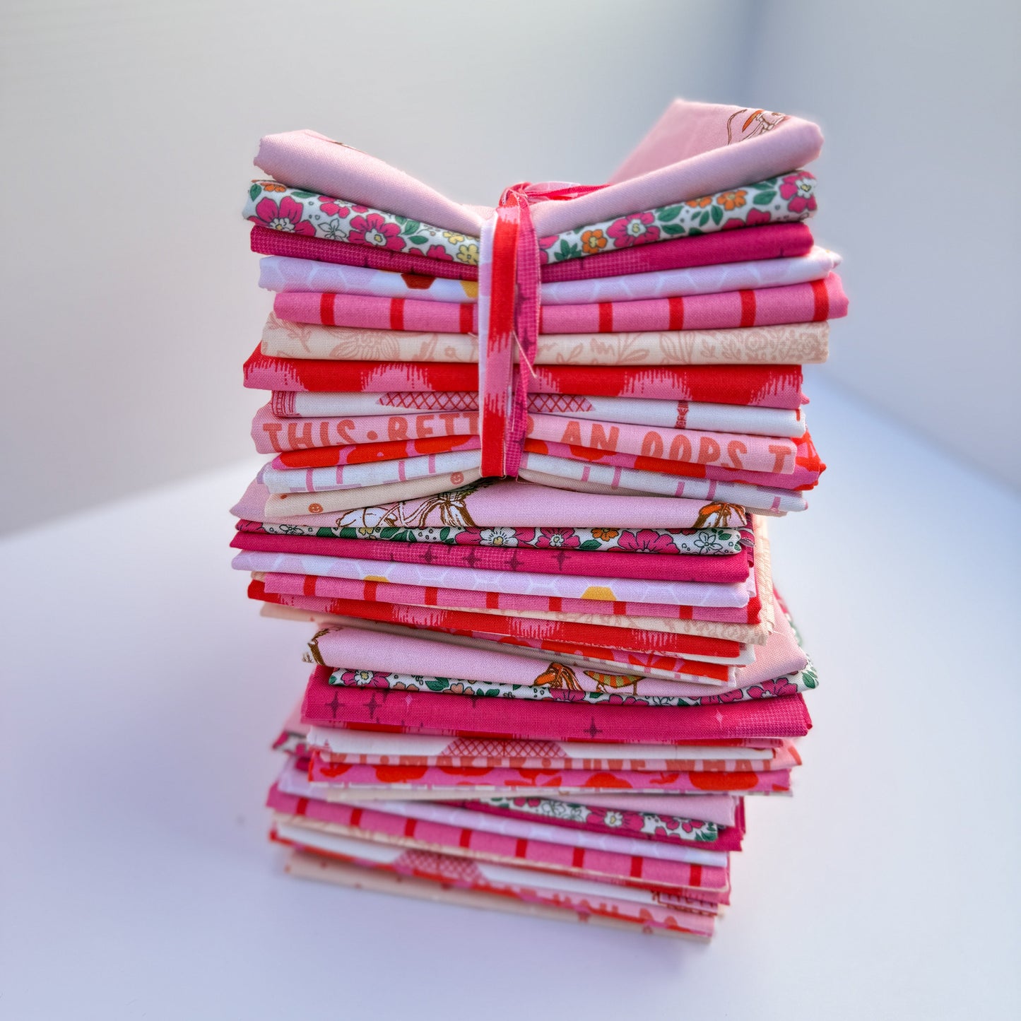 Pink Blossoms (version 2, 1 substitution) 12 pc.  | Fat Quarter Bundle