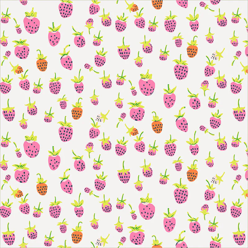 PREORDER: Strawberries in Blush, Heather Ross Favorites | Half Yard Listing