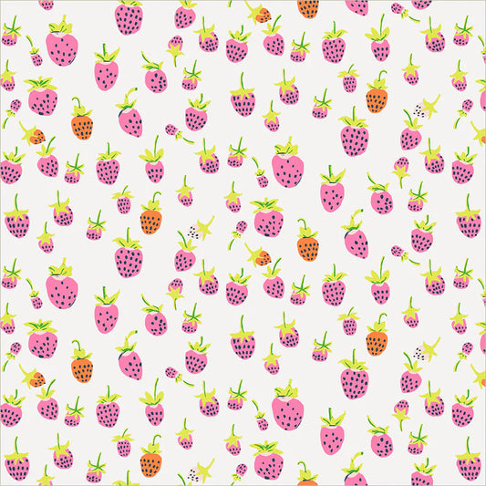 PREORDER: Strawberries in Blush, Heather Ross Favorites | Half Yard Listing