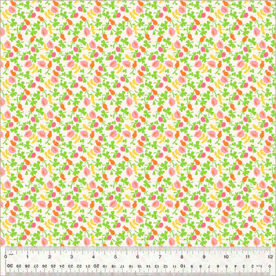 Calico Floral on White, Studio Edit, Heather Ross, Windham| Half Yard Listing