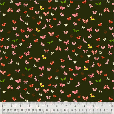 Butterflies in Mud , Studio Edit, Heather Ross, Windham| Half Yard Listing