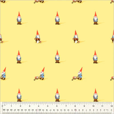 Gnomes in Yellow, Studio Edit, Heather Ross, Windham| Half Yard Listing