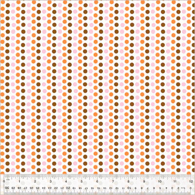 Dots Pink + Orange , Studio Edit, Heather Ross, Windham| Half Yard Listing