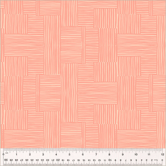 Woven, Shell/Peachy, Ruby + Bee BLENDERS, Windham | Half Yard Listing