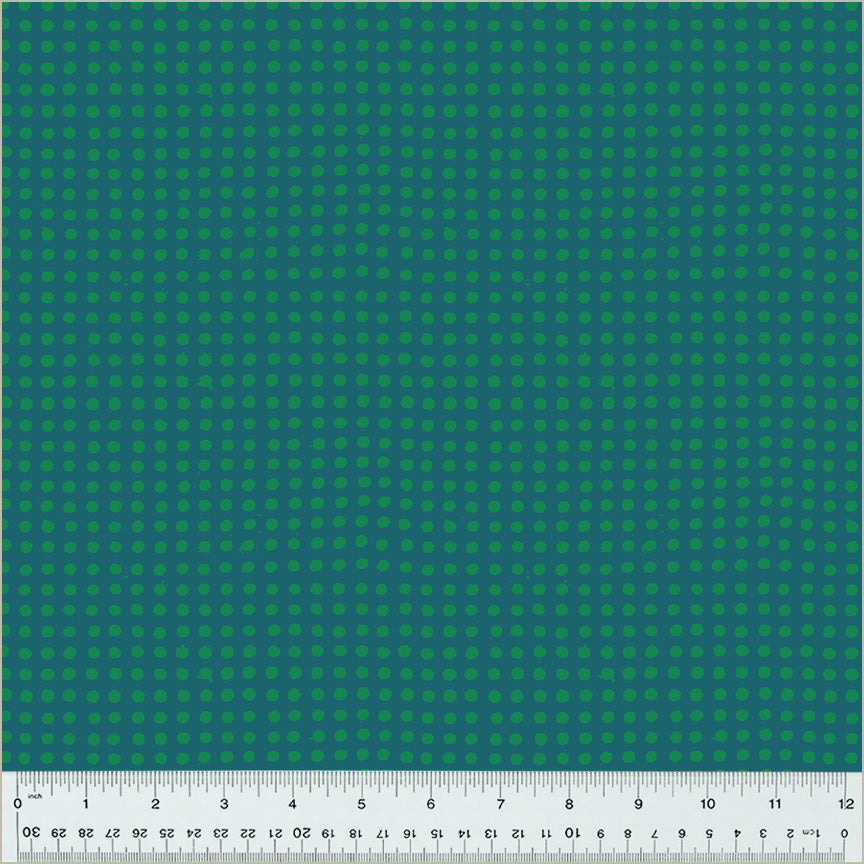Dots, Kelp/Evergreen, Ruby + Bee BLENDERS, Windham | Half Yard Listing