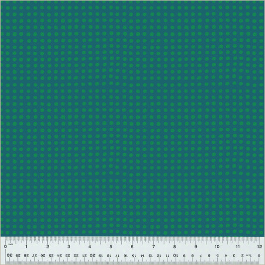 Dots, Kelp/Evergreen, Ruby + Bee BLENDERS, Windham | Half Yard Listing
