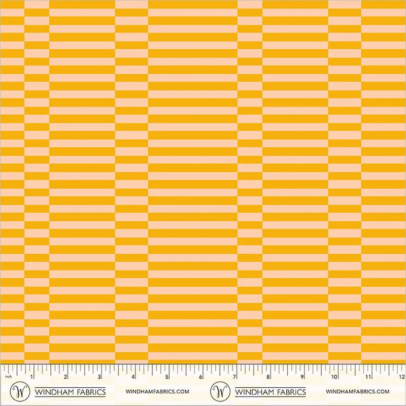 *PREORDER* Broken Stripe, Soft Gold, Annabel's Blenders, Windham | Half Yard Listing