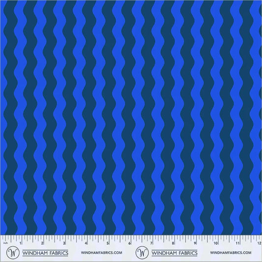*PREORDER* Waves, Cobalt, Annabel's Blenders, Windham | Half Yard Listing