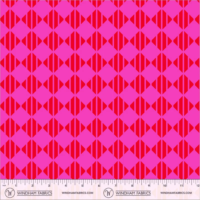 *PREORDER* Checker, Red/Pink, Annabel's Blenders, Windham | Half Yard Listing