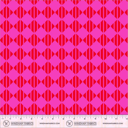 *PREORDER* Checker, Red/Pink, Annabel's Blenders, Windham | Half Yard Listing