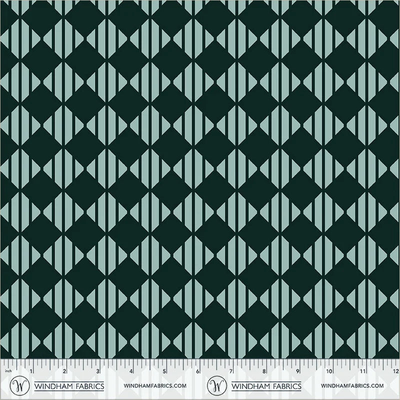 *PREORDER* Checker, Mint Ash, Annabel's Blenders, Windham | Half Yard Listing