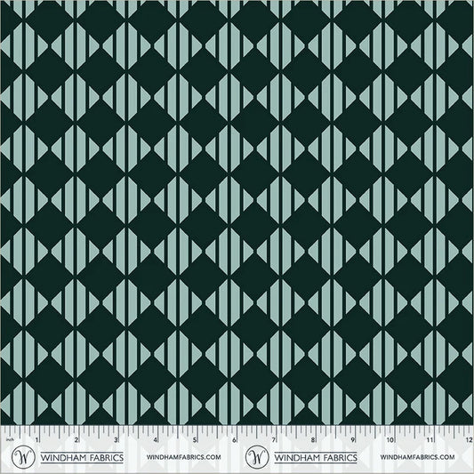 *PREORDER* Checker, Mint Ash, Annabel's Blenders, Windham | Half Yard Listing