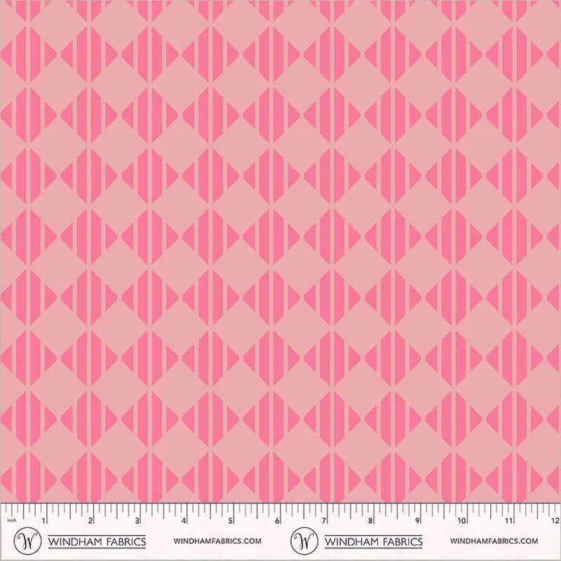 *PREORDER* Checker, Just Pink, Annabel's Blenders, Windham | Half Yard Listing