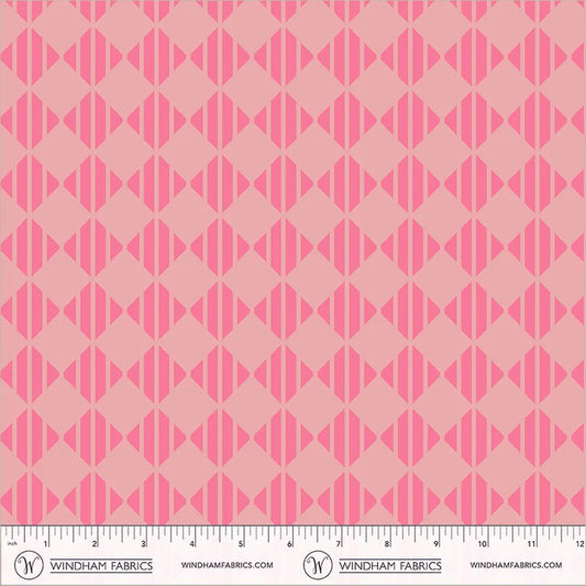 *PREORDER* Checker, Just Pink, Annabel's Blenders, Windham | Half Yard Listing