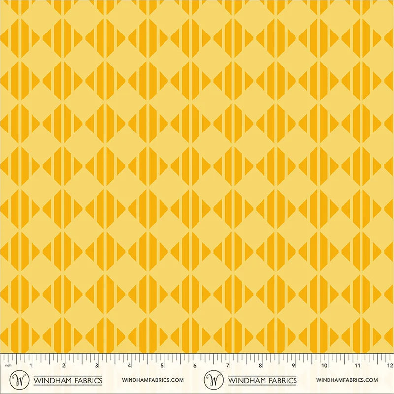 *PREORDER* Checker, Just Yellow, Annabel's Blenders, Windham | Half Yard Listing