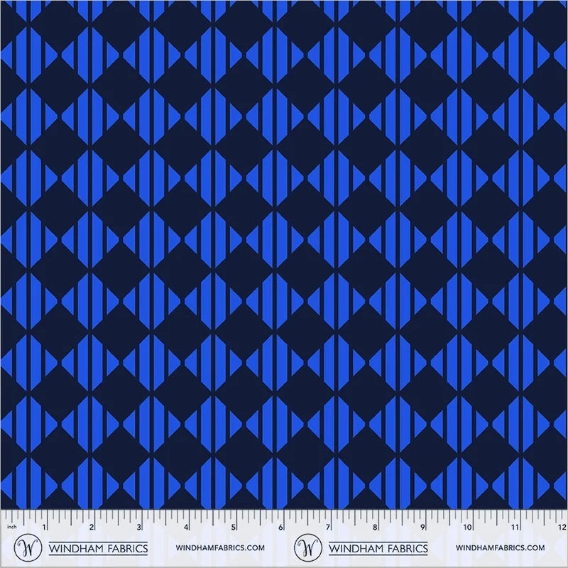 *PREORDER* Checker, Deep Blue, Annabel's Blenders, Windham | Half Yard Listing