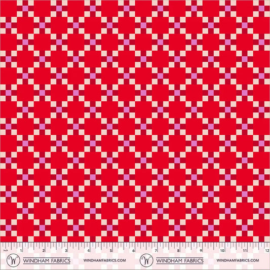 *PREORDER* Picnic, Red/Pink, Annabel's Blenders, Windham | Half Yard Listing