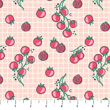 Tomato in Pink,  Oven Fresh, Eve Anderson, Figo | Half Yard Listing