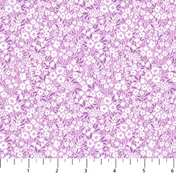 Flora Vista in Lilac, Pocket Posies, Figo | Half Yard Listing