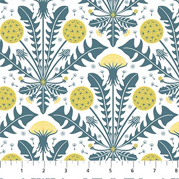 Dandelion in light, Tender, Figo | Half Yard Listing