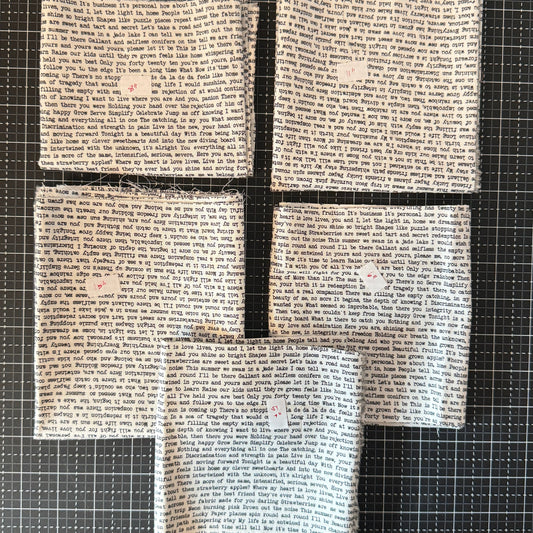 DESTASH:  Alison Glass Text, Soliloquy Remants | Read Details