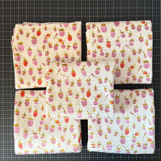 DESTASH: Heather Ross  MINKY Strawberries | Remnant