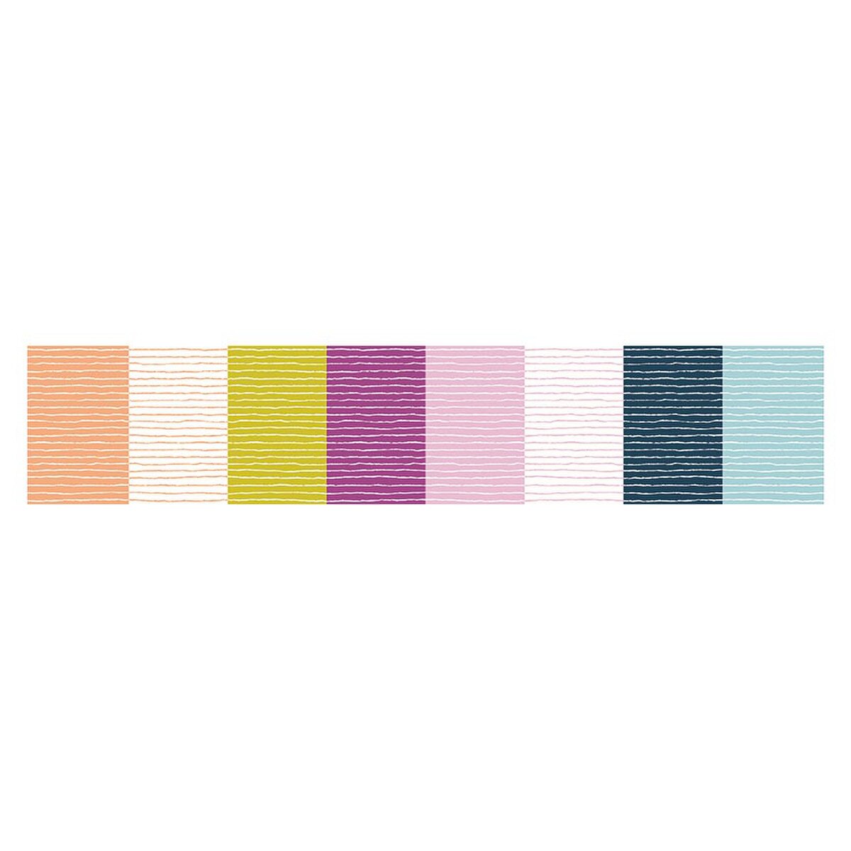 Homage Binding, Multicolor Stripe , Fran Gulick, Riley Blake| Half Yard Listing