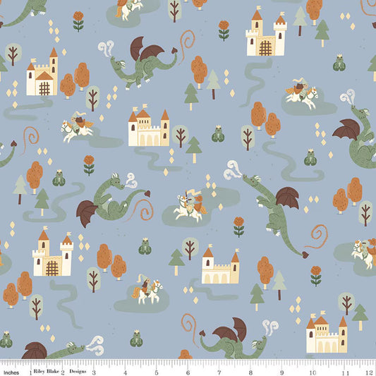 Main in Sky, Faraway Kingdom, Riley Blake | Half Yard Listing