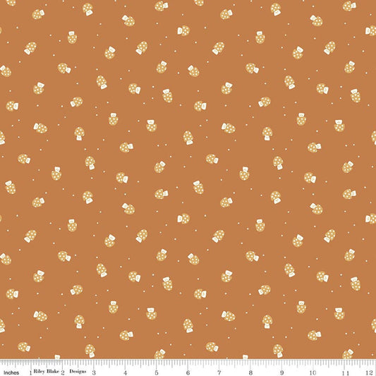 Mushroom Cheer, Earth, Faraway Kingdom, Riley Blake | Half Yard Listing