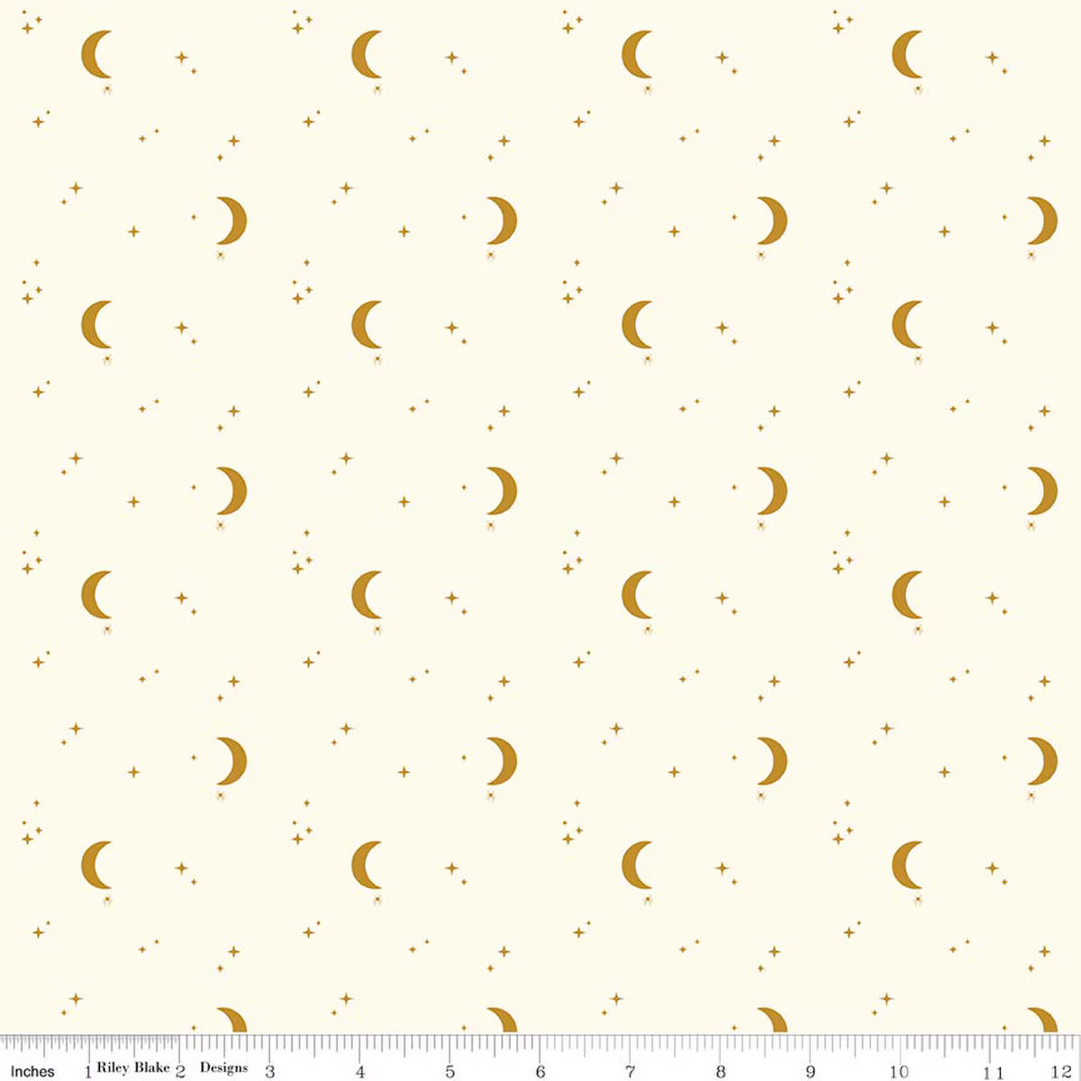 The Apothecary Night Sky in Cream, Amber Elliot| Half Yard Listing