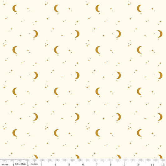The Apothecary Night Sky in Cream, Amber Elliot| Half Yard Listing