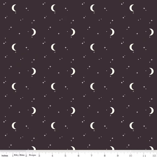 The Apothecary Night Sky in Midnight, Amber Elliot| Half Yard Listing
