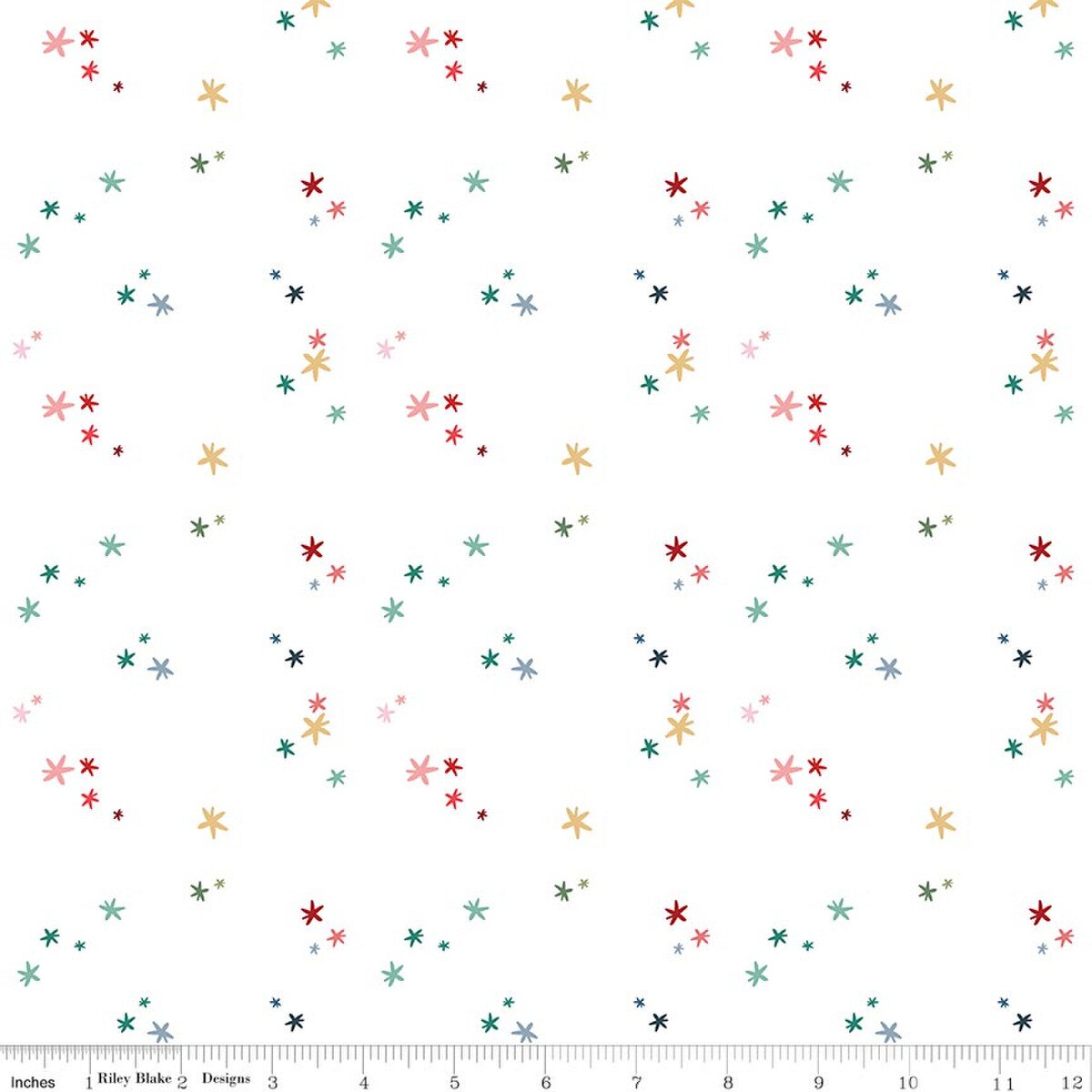 Nutcracker Tradition Christmas Magic Snow, Riley Blake| Half Yard Listing