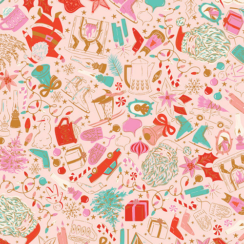 Decked and Dazzled, Christmas in Color, AGF | Half Yard Listing