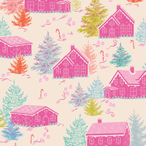 Gumdrops & Gables Christmas in Color, AGF | Half Yard Listing