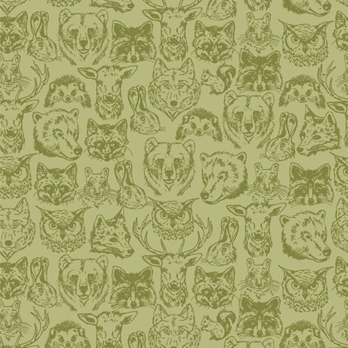 Wildlife Buddies, Happy Camper, Maureen Cracknell,  AGF | Half Yard Listing