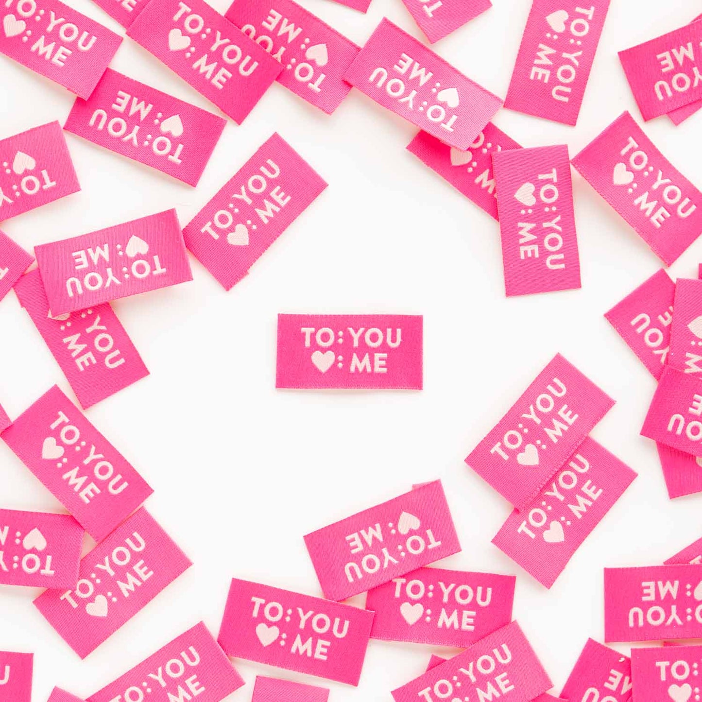 To: You, Love: Me, Sarah Hearts 8 pc.| Woven Labels