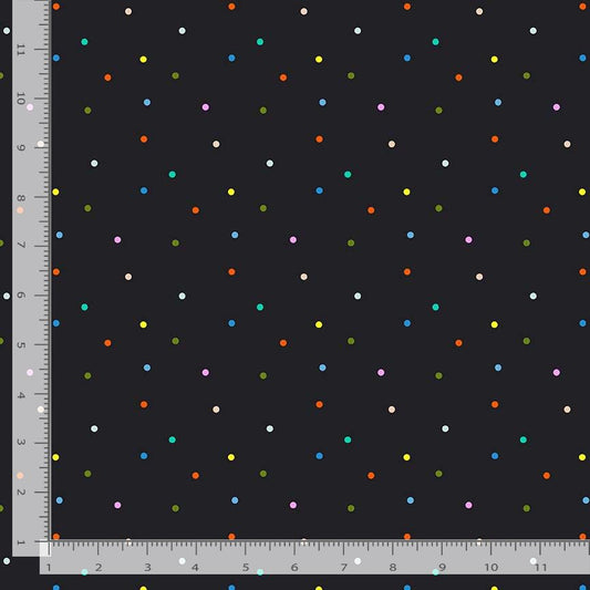 Dotty in Raven , Hall Pass, Faye Guanipa, Dear Stella | Half Yard Listing